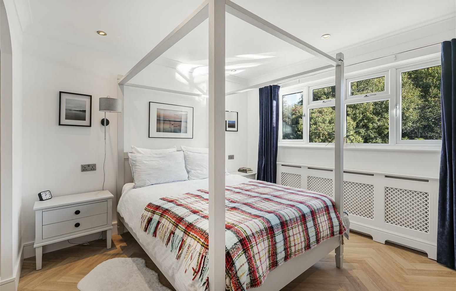 Lake house interior freshly painted